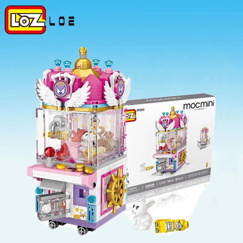 LOZ Building Blocks: Ferris Wheel and Carousel Set - Educational DIY Architecture Model Toy for Children