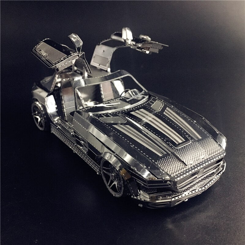 MMZ MODEL NANYUAN 3D Metal Model Kit - Sports Car with Butterfly Wings