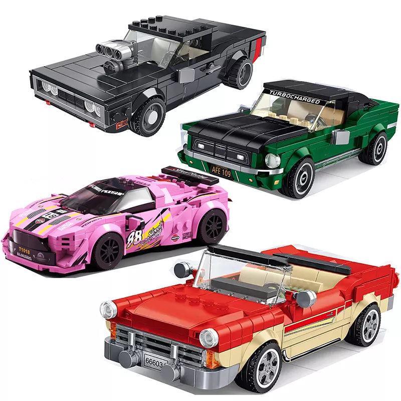 Modern and Classic Car Legends Reimagined: Collectible Brick Car Series - Xclusive Collectibles