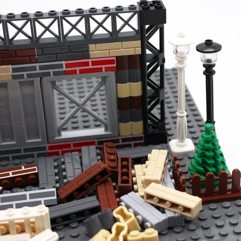 Downtown Scene Lego-Compatible Add-Ons by jile: Upgrade Your Brick City