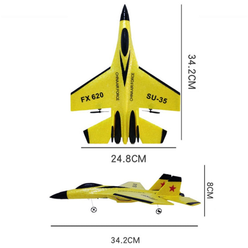 FX-620 SU-35 RC Remote Control Fighter - Ready-to-Fly 2.4G Airplane