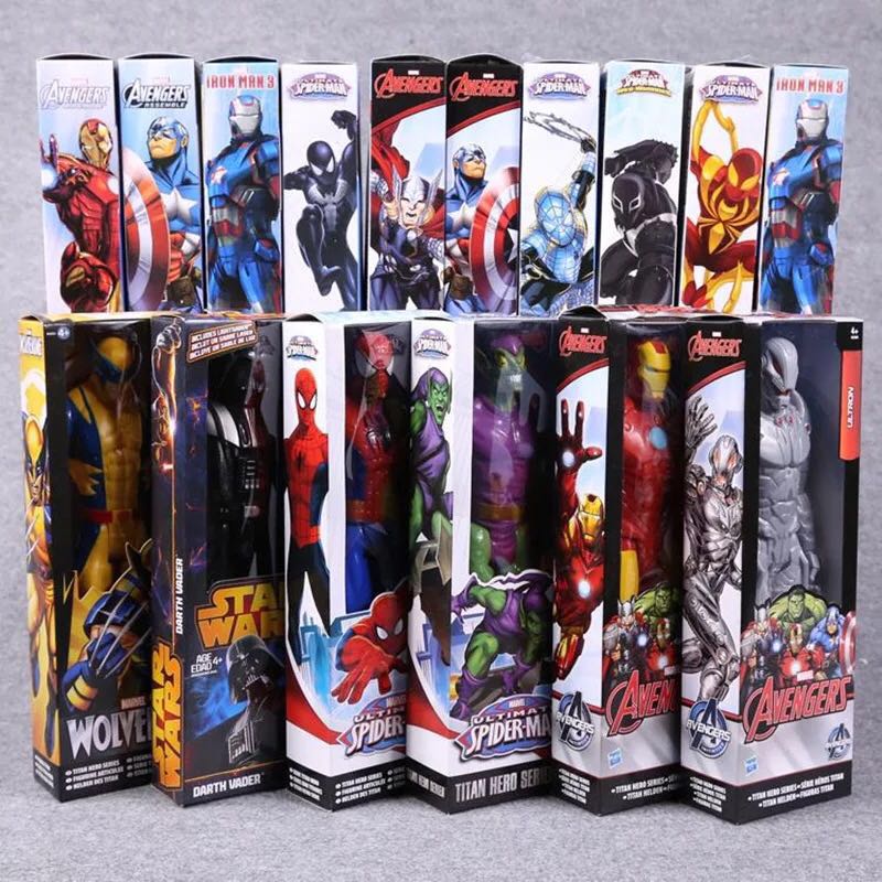 Marvel's Avengers & Ultimate Spiderman Action Figures  - 30cm Collectibles with Boxed and No Boxed Options!