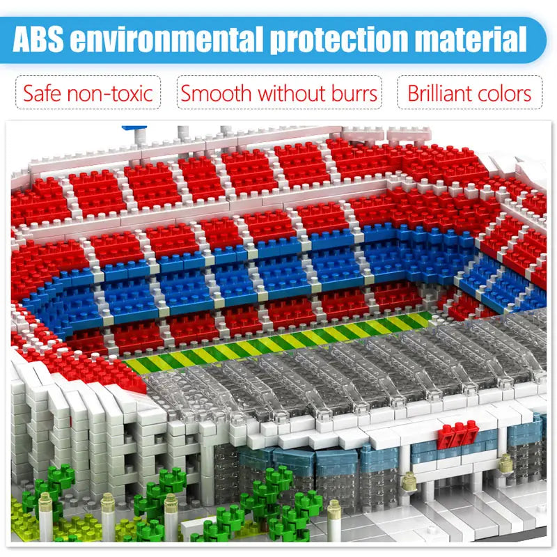 Famous Soccer Field Brick Model Sets: Miniature Stadiums for Football Enthusiasts