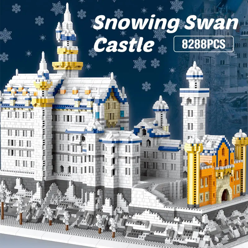 Snowing Swan Brick Model Set 