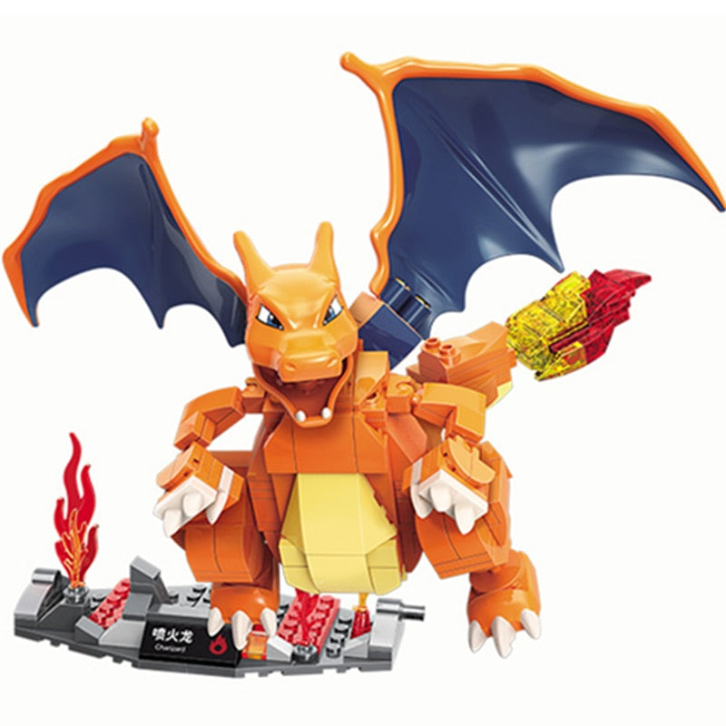TAKARA TOMY-Figura de Ação Pokémon Móvel, Tipo Fogo e Combate, Articulações Combinadas Bonitinhas, Brinquedos Ornamentos