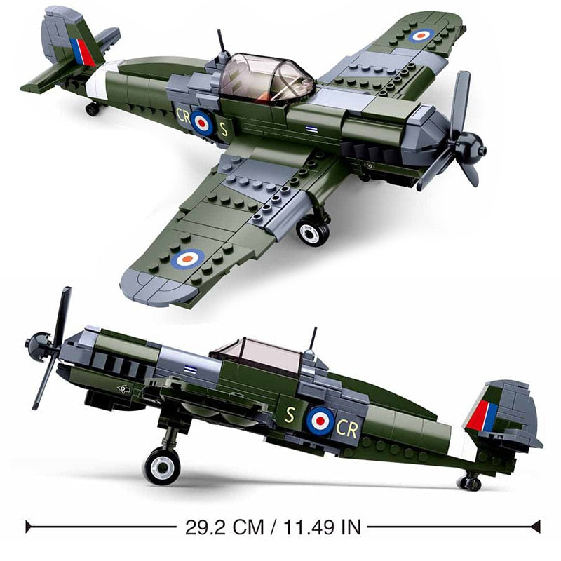Spitfire Airplane Brick Model 46512476782877