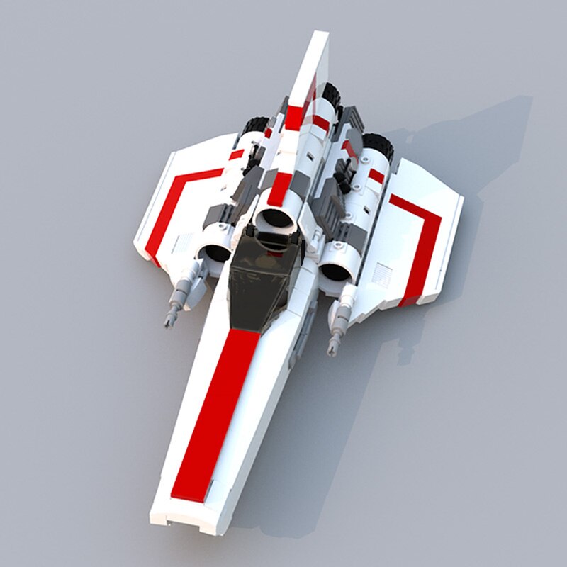 Battlestar-Galactica Colonial Viper MKII Fighter Brick Model Kits, 391-560pcs