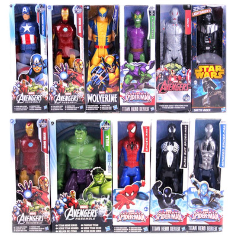 Marvel's Avengers & Ultimate Spiderman Action Figures  - 30cm Collectibles with Boxed and No Boxed Options!