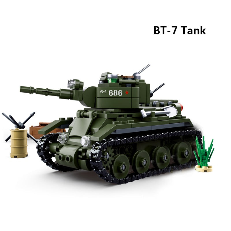 Tank, Artillery & Aircraft Brick Model Sets - Historic Warfare at Your  Fingertips!