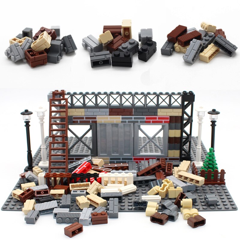Downtown Scene Lego-Compatible Add-Ons by jile: Upgrade Your Brick City