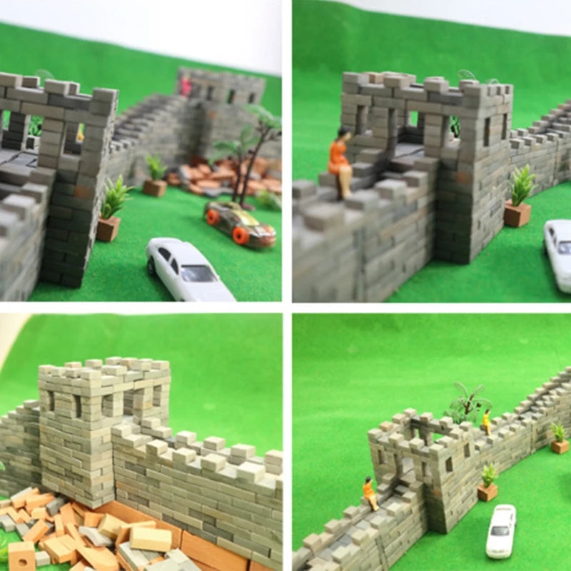 100pcs Miniature Simulation Bricks - DIY Diorama Landscape Scenery