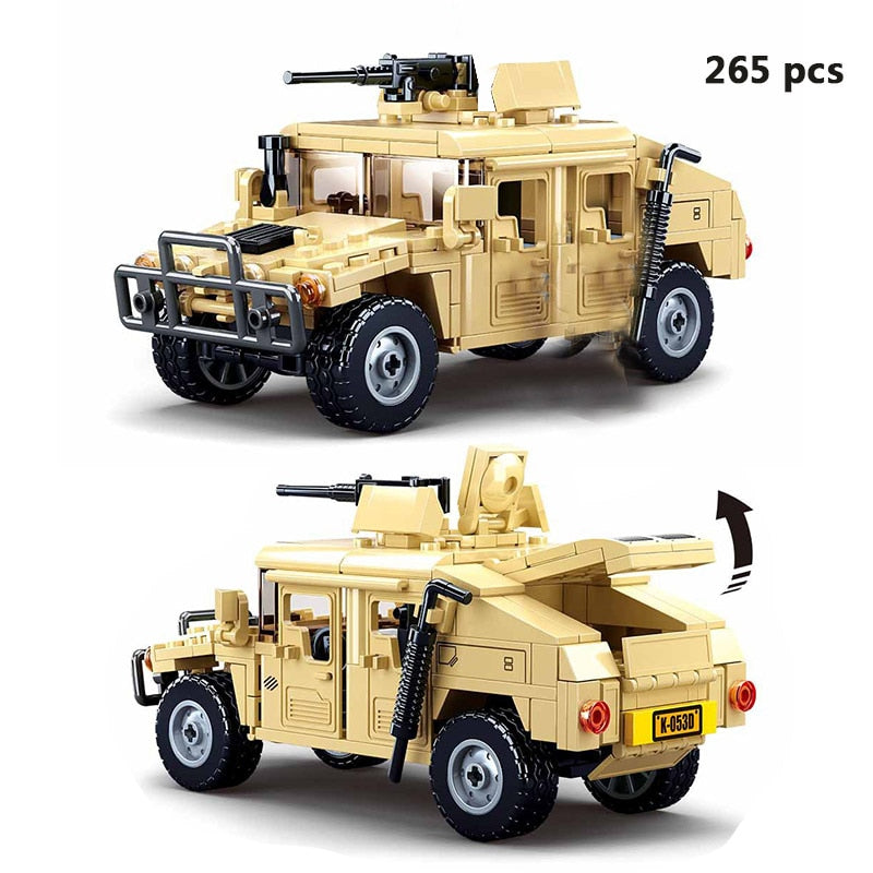 Humvee Brick Set, Militar Hmmvv Brick Set 46512477176093, High Mobility Multipurpose Wheeled Vehicle (HMMWV) brick set