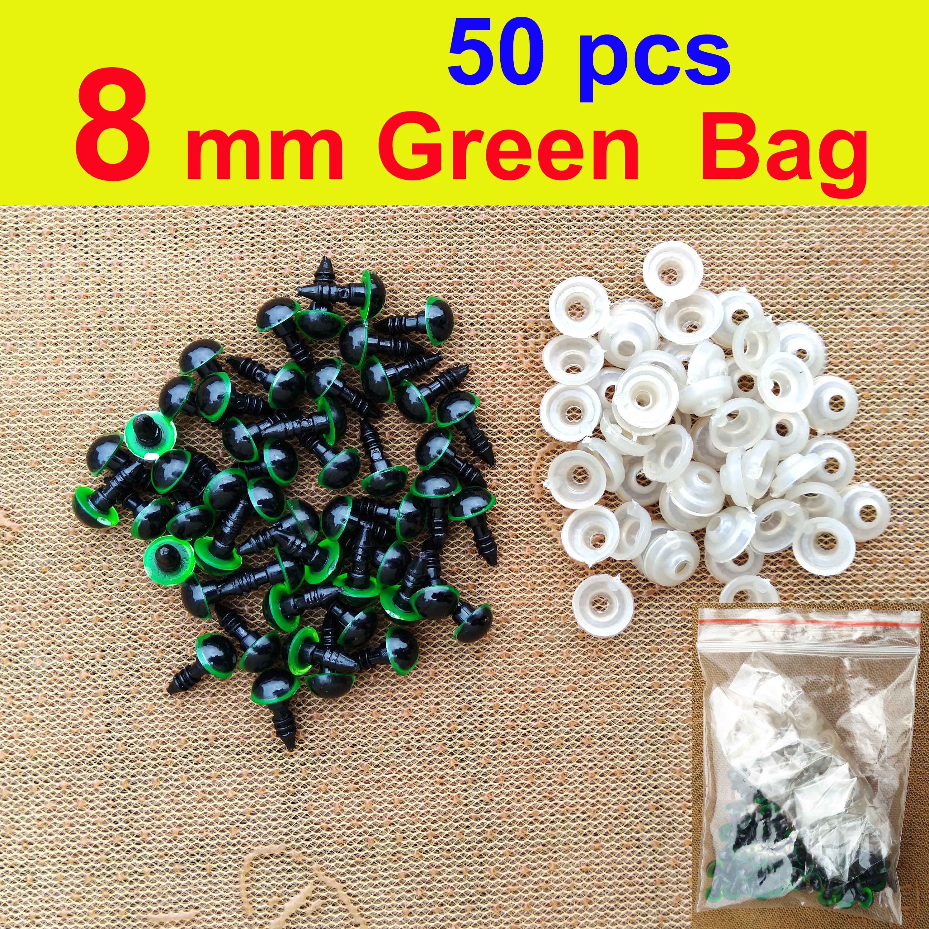 16mm Safety Plastic Colorful Doll Eyes for Crochet Stuffed Animals & D