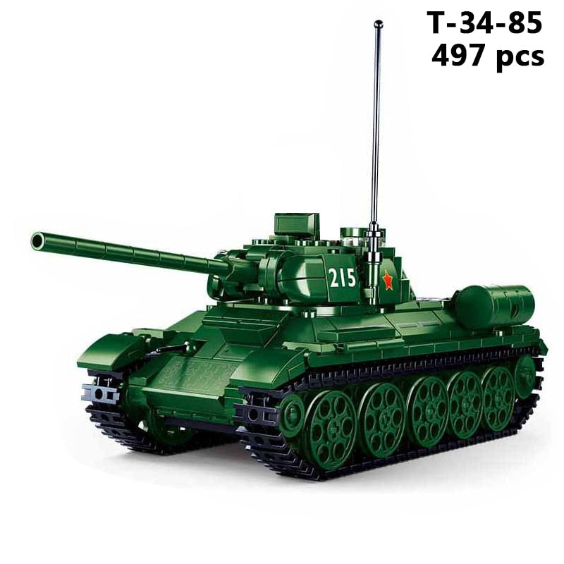 T-34 Tank Brick Set, T34 Tank Lego set 46512478322973