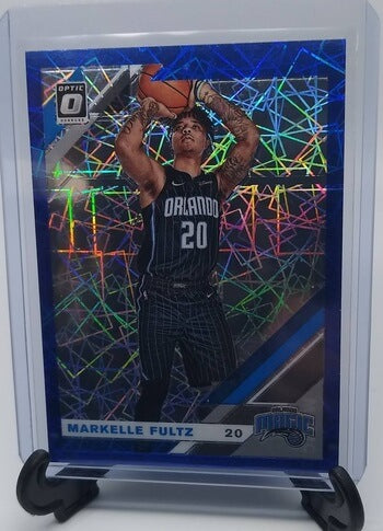 2019-20 Donruss Optic Markelle Fultz Blue Velocity Refractor Basketball card simple Xclusive Collectibles   
