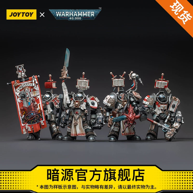 Joytoy Dark Source 1/18 Warhammer 40K Grey Knights Terminator Squad Movable Miniature Soldier Figurines