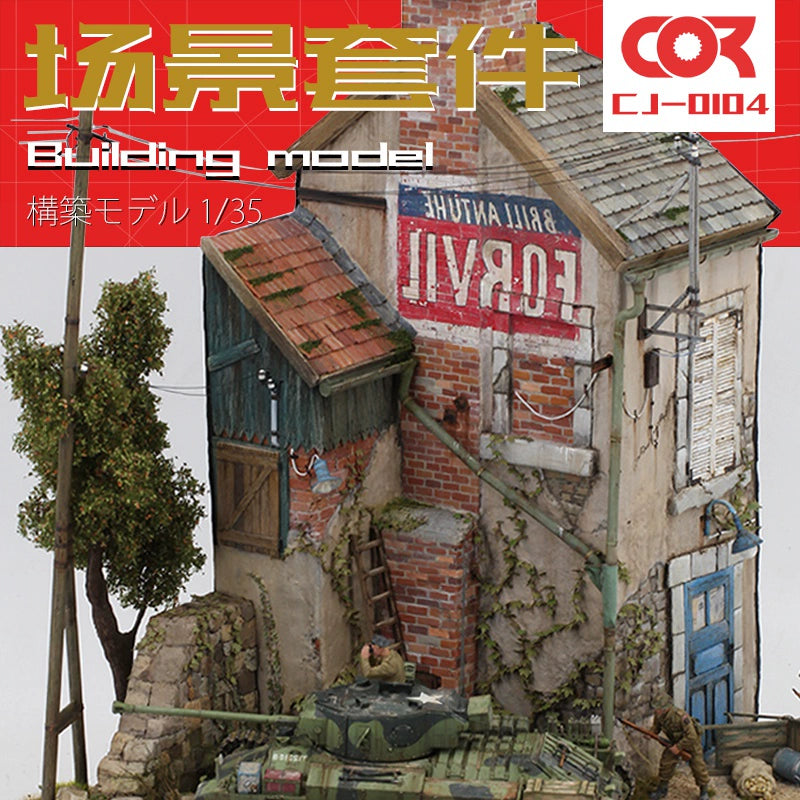 1:35 Scale Kezuo European Oceanside Home Display Model Kit Collection