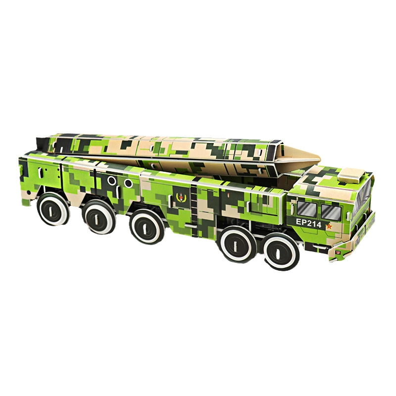 Rocket Army Tank 3D Three-Dimension Missile Carrier Trucks