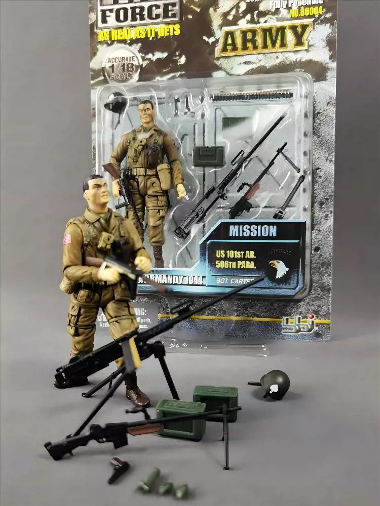 WWII Normandy Landing Collectibles: Elite Force 1:18 Scale Military Action Figures