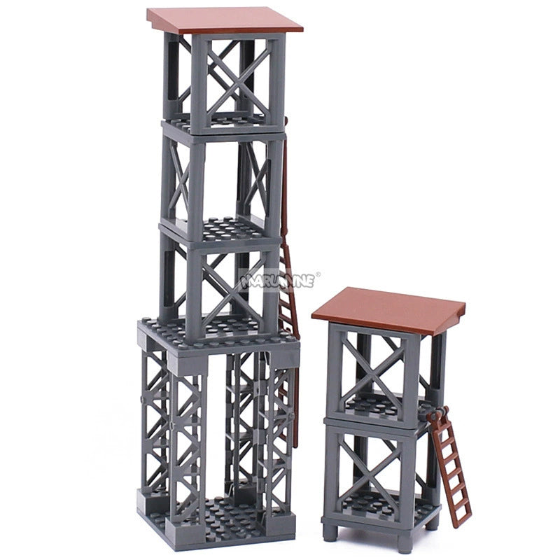 MOC Military Guard Towers - Various Sizes and Styles for Ages 7 and Up