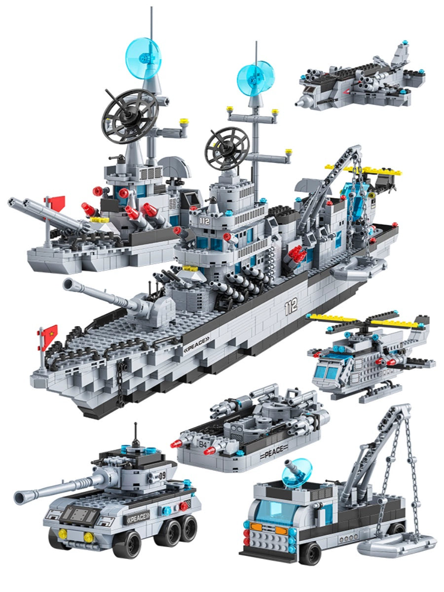 LELE Brothers Naval Brick Models - Diverse Range from Aircraft Carriers ...