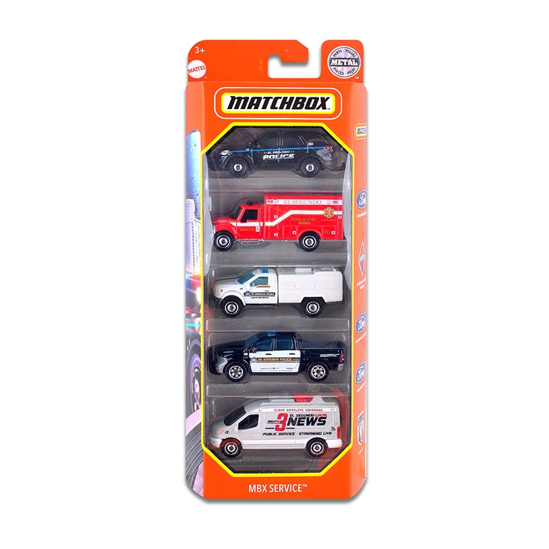 Hot Wheels & Matchbox 2023 Collection - Diverse Themed 5-Pack Car Sets & Play Scenes for Collectors