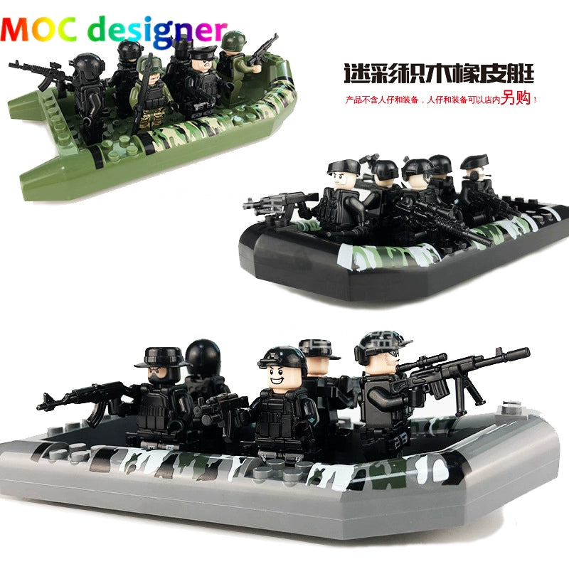 Elite Naval Missions: Special Forces Brick Boat Sets Collection
