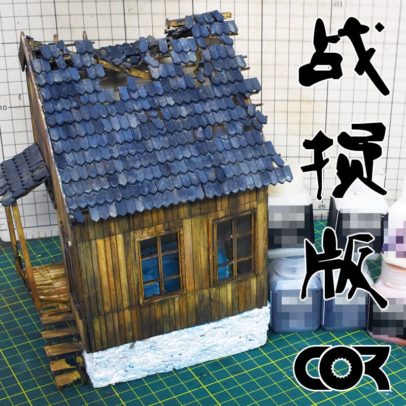 Kezuo 1:35 Scale European Cabin Table Model Building Kit & Paint Options