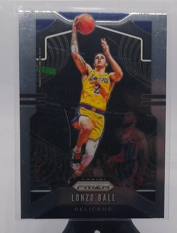 2019-20 Panini Prizm Lonzo Ball Basketball Card simple Xclusive Collectibles   