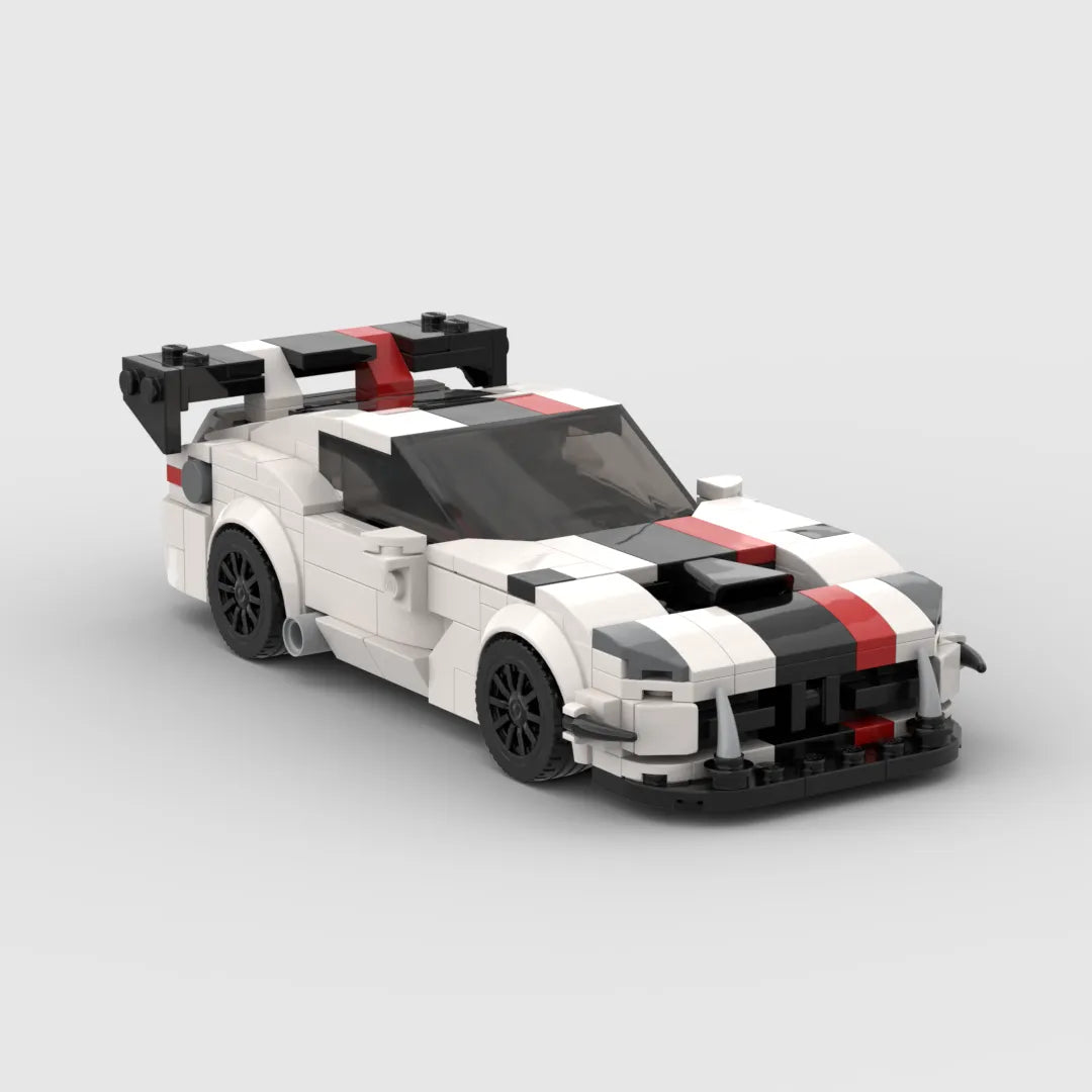 Dodge Viper Racing Sports Car Brick Model Set