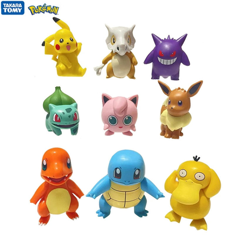 TAKARA TOMY Pokémon Figures & Keychains Collection: A Must-Have for Pokémon Enthusiasts!