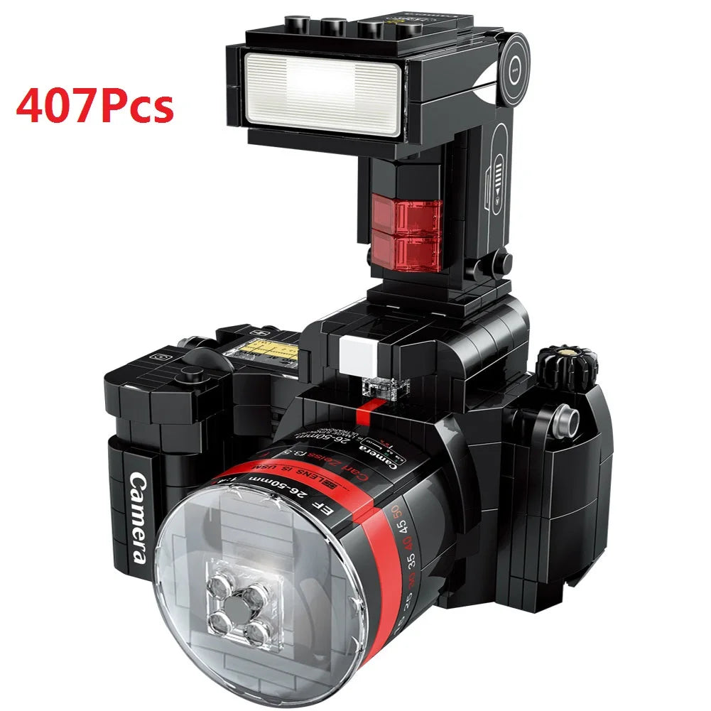 DIY Camera Model Building Block Sets – Select from 6 Unique Photography Designs