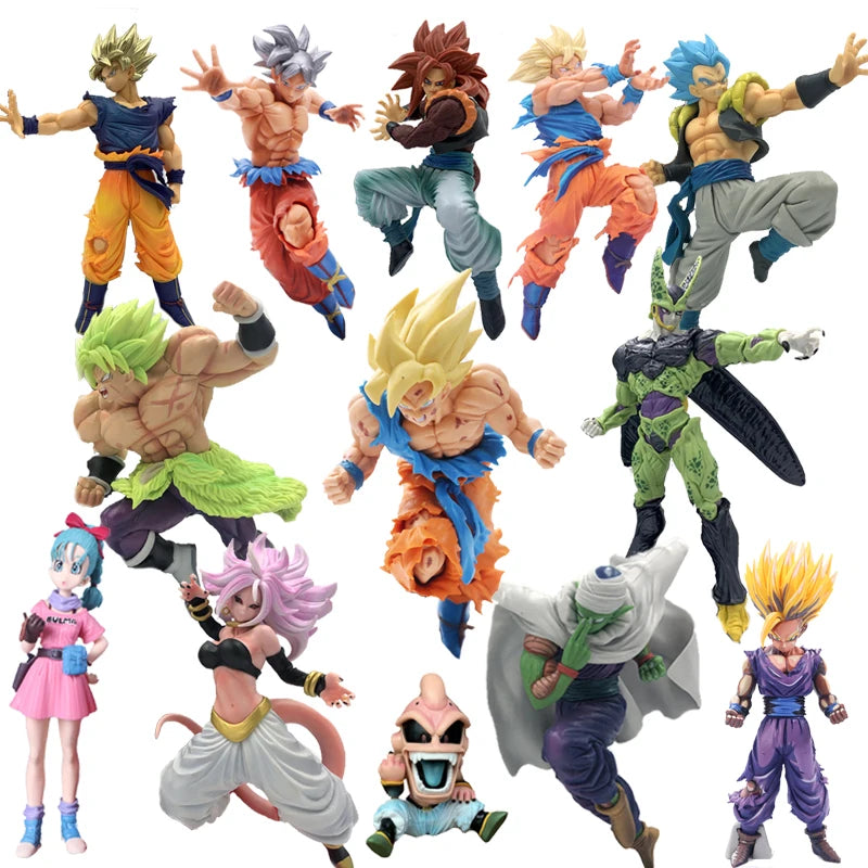 Dragon Ball Z Goku Super Saiyan Silver Hair Ver. PVC Action Figure - Collectible Model Toy