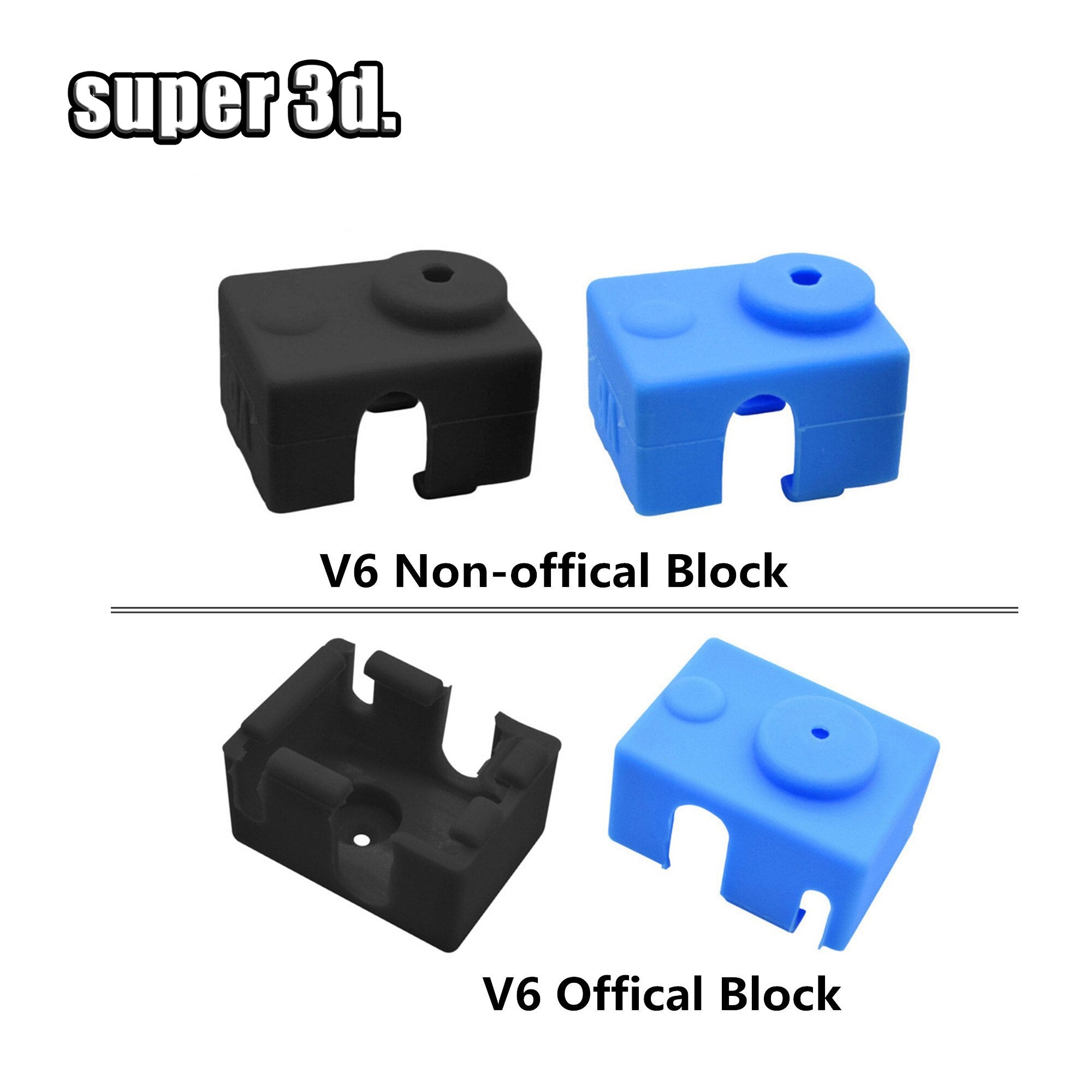 V5 V6 / MK7 MK8 MK9 / MK10 / Volcano Silicone Sock Heater Silicone Insulation Cover: Upgrade Your 3D Printing Experience - Xclusive Collectibles