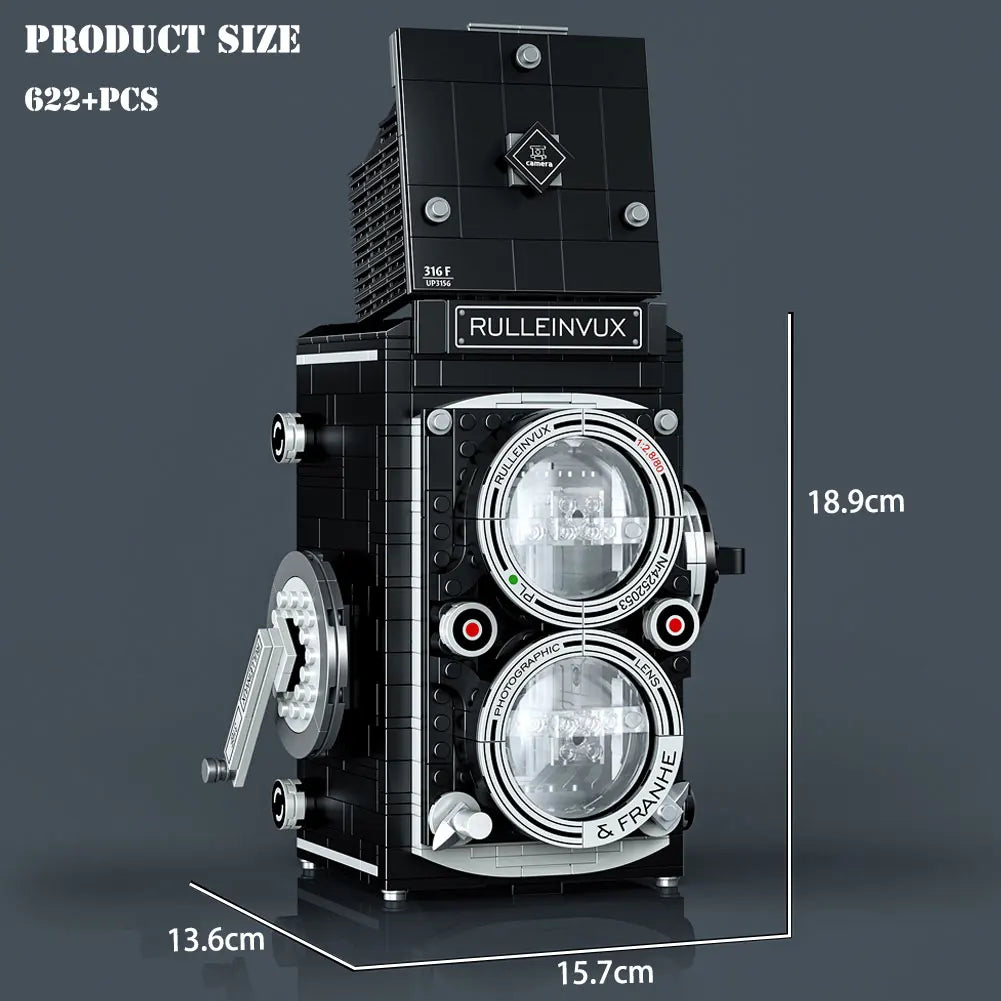 DIY Camera Model Building Block Sets – Select from 6 Unique Photography Designs