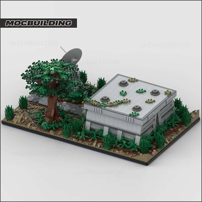 Endor Forest Outpost Bunker Brick Model Sets: Secluded Wilderness Defenses