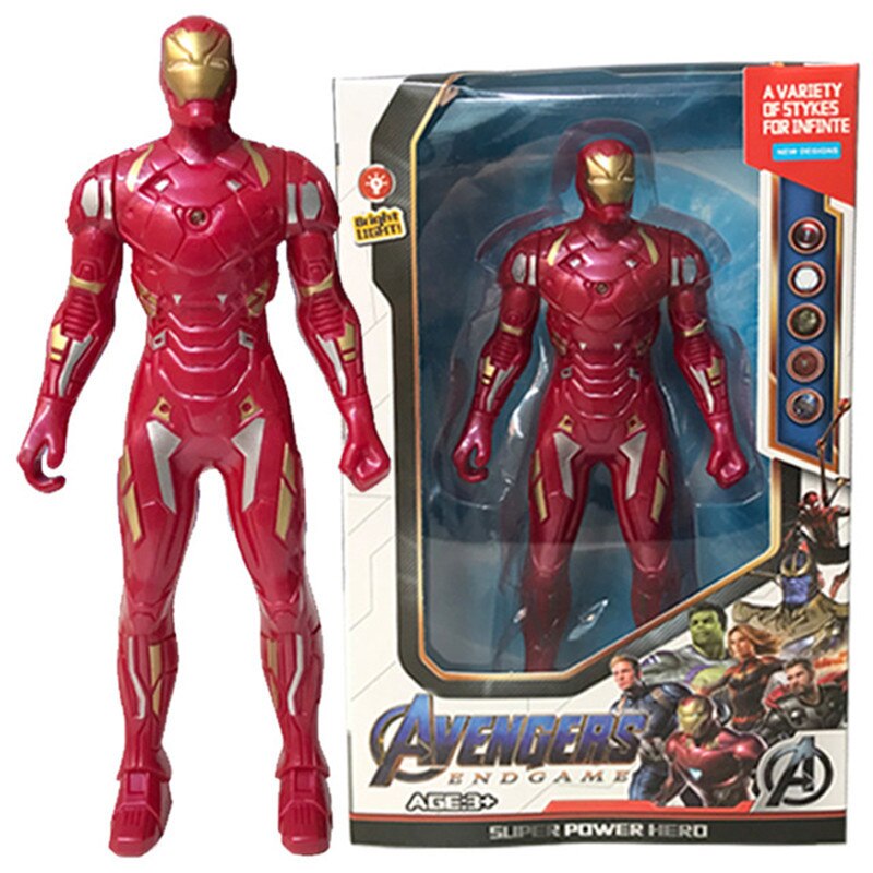 17Cm Marvel Avengers Alliance Luminous Action Figure - Spiderman Edition