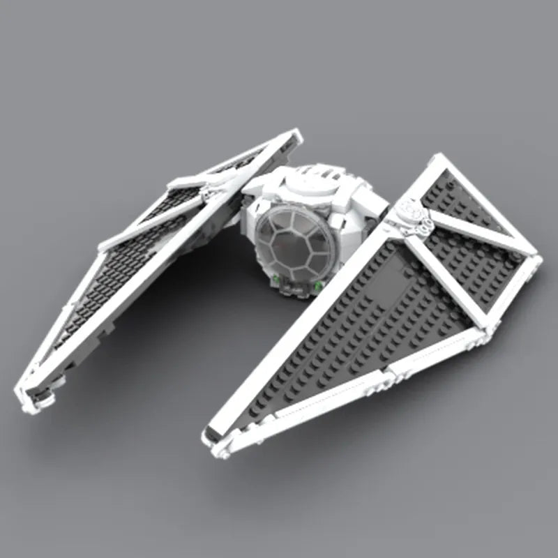 Brick Space Series: Star Wars Inspired Tie Fighter Model Brick Sets