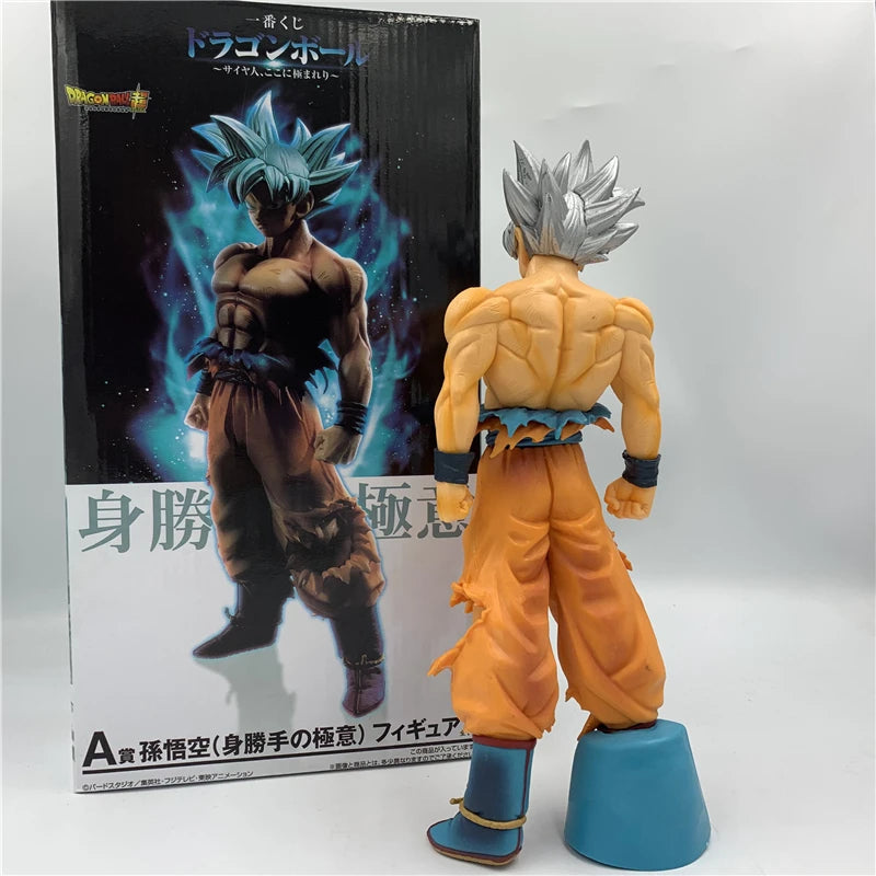 Dragon Ball Z Goku Super Saiyan Silver Hair Ver. PVC Action Figure - Collectible Model Toy