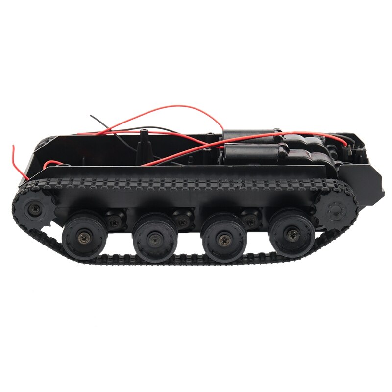 Rc Tank Smart Robot Tank Car Chassis Kit Rubber Track Crawler For Arduino 130 Motor Diy Robot Toys For Children