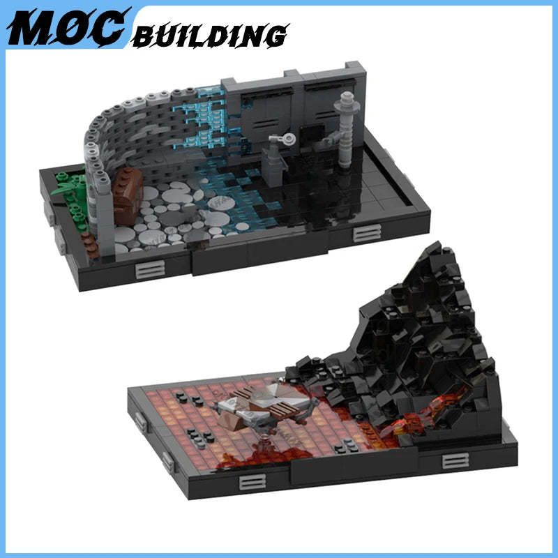 MOC Star Wars Duel On Fates Battle Diorama Building Blocks - Various Set Sizes Available