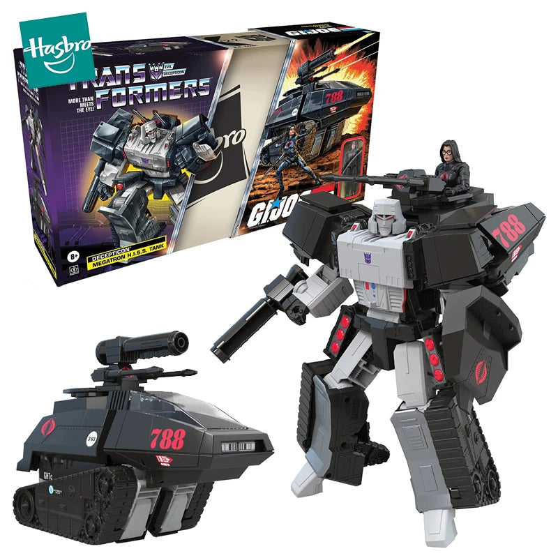 Hasbro Transformers x G.I. Joe Crossover Action Figures: Megatron H.I.S.S.  Tank & Bumblebee A.W.E. Striker - Ultimate Collectibles - F3983