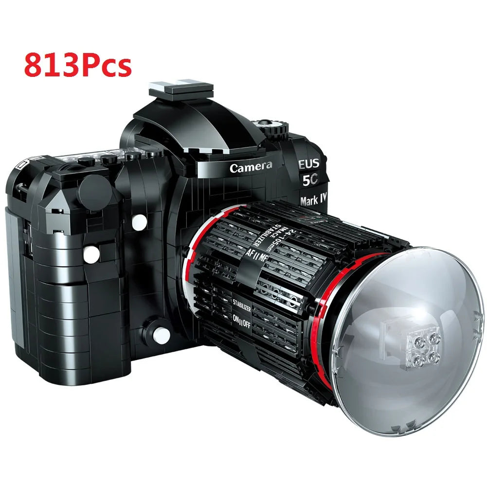 DIY Camera Model Building Block Sets – Select from 6 Unique Photography Designs