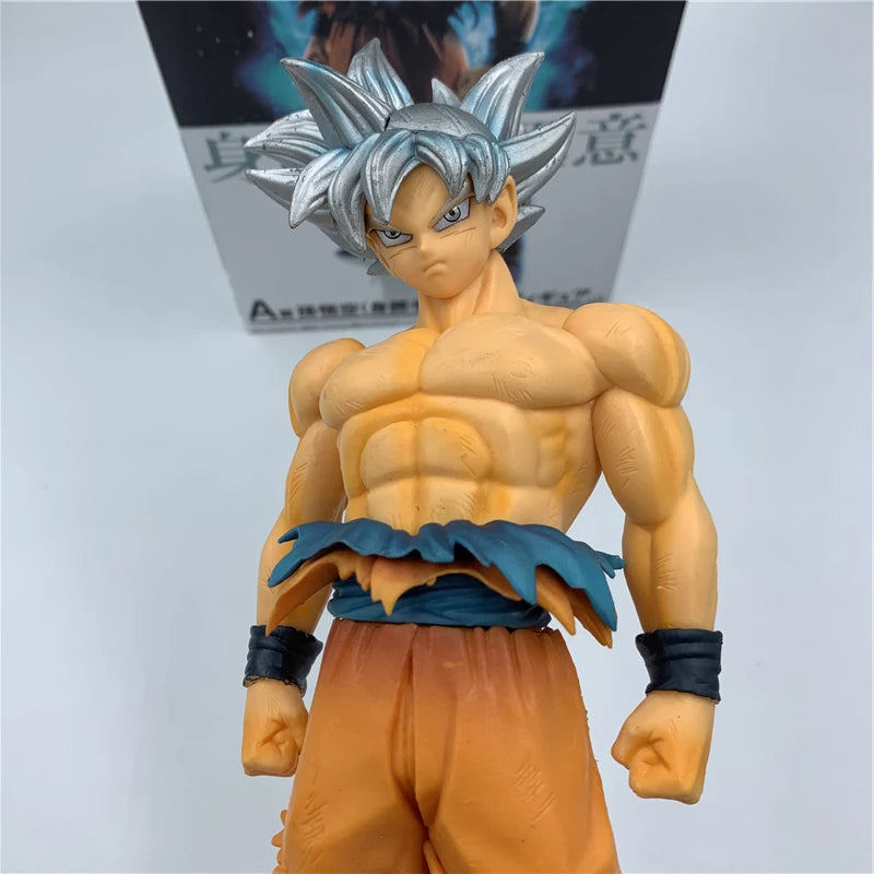 Dragon Ball Z Goku Super Saiyan Silver Hair Ver. PVC Action Figure - Collectible Model Toy