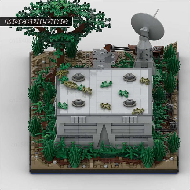 Endor Forest Outpost Bunker Brick Model Sets: Secluded Wilderness Defenses