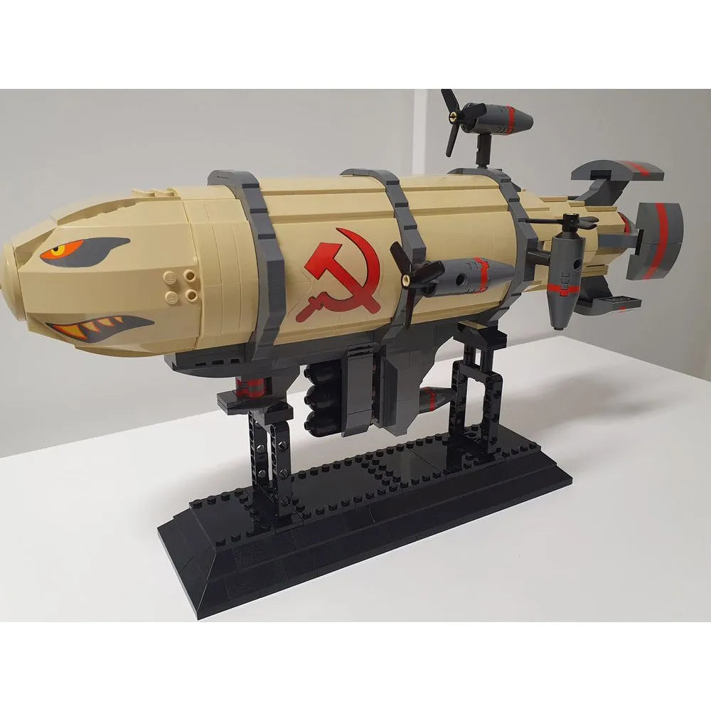 Build Your Own Red Alert Soviet Base & Kirov Airship with Brick Model Kits