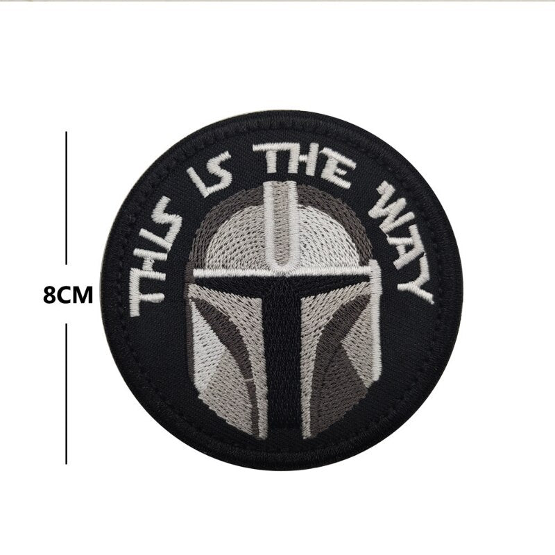 Star Wars The Mandalorian Embroidered Patches - Iron-On/Sew-On