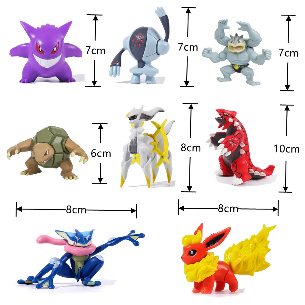 TAKARA TOMY Pokémon Action Figure Collection New- Unboxed - Choose from Over 40 Iconic Characters