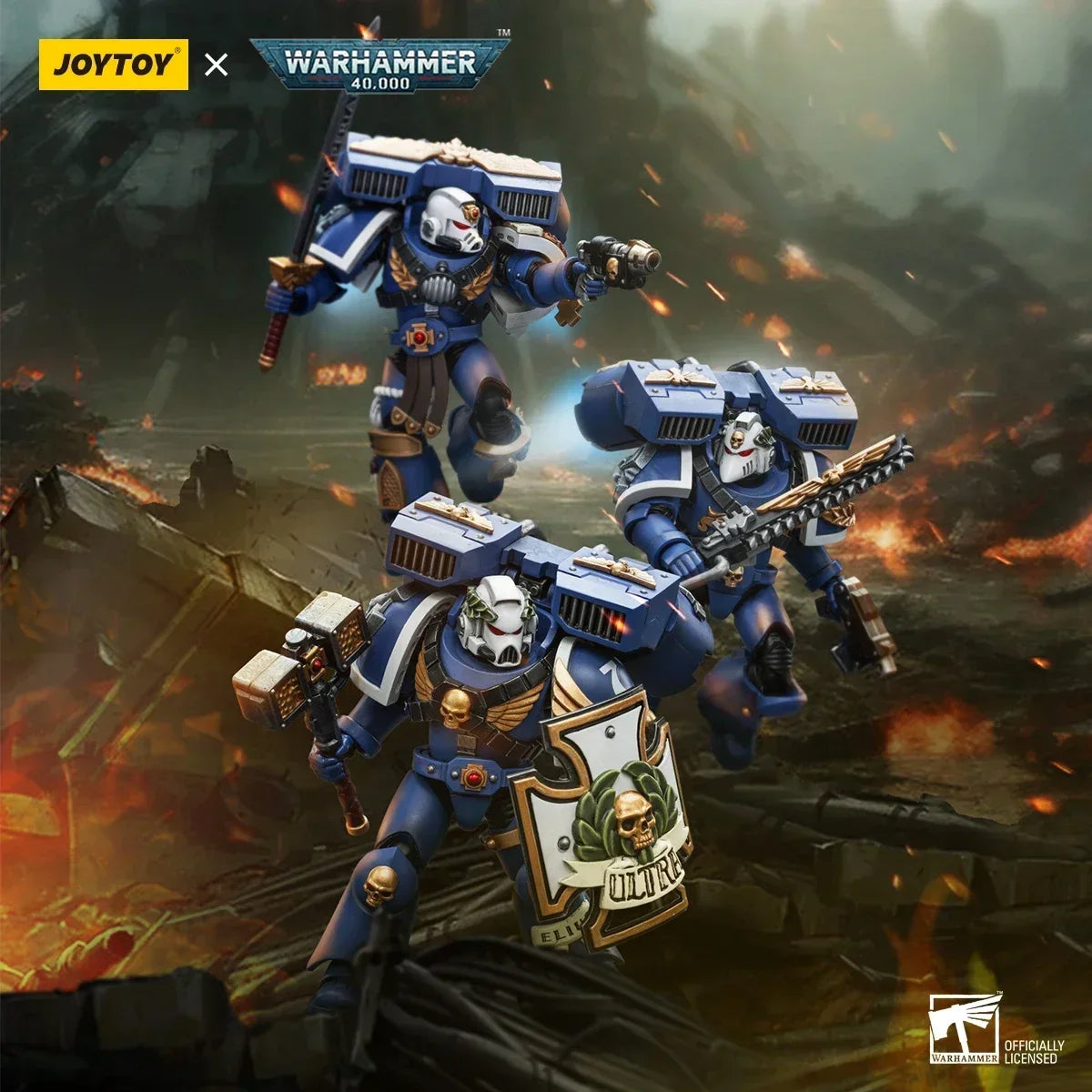 Joytoy Warhammer 40K Salamanders Bladeguard Veteran 1:18 Action