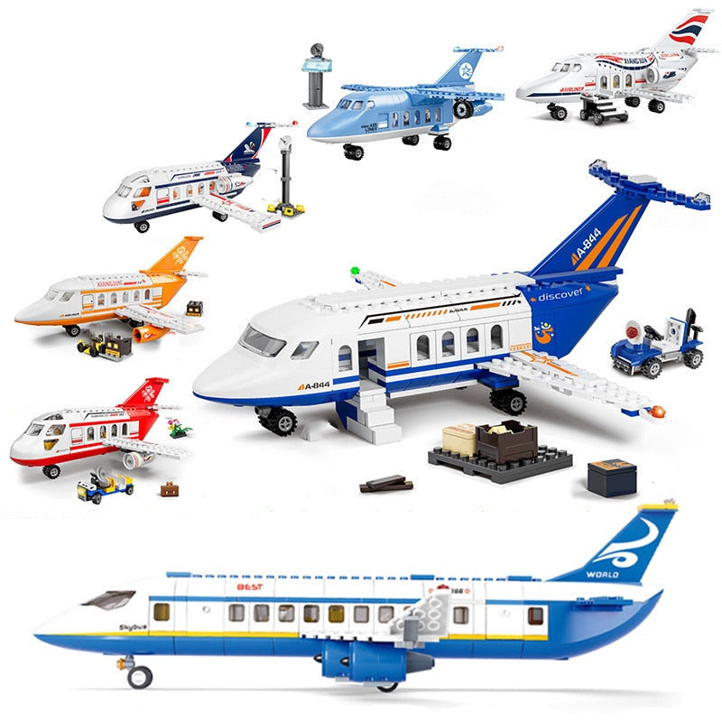 MyCity Airport Collection: Airplane, Helicopter & More - 13 Unique Brick Sets